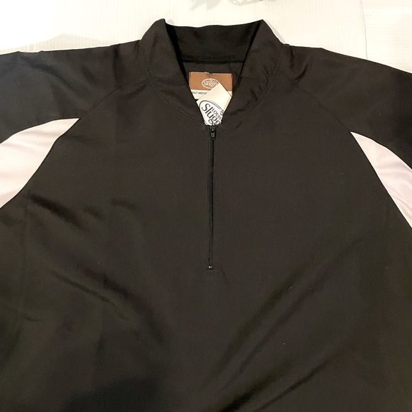 Mens Louisville Slugger Tech Apparel Batting Cage Pull-Over Top 1/4 zip Front - Picture 3 of 13